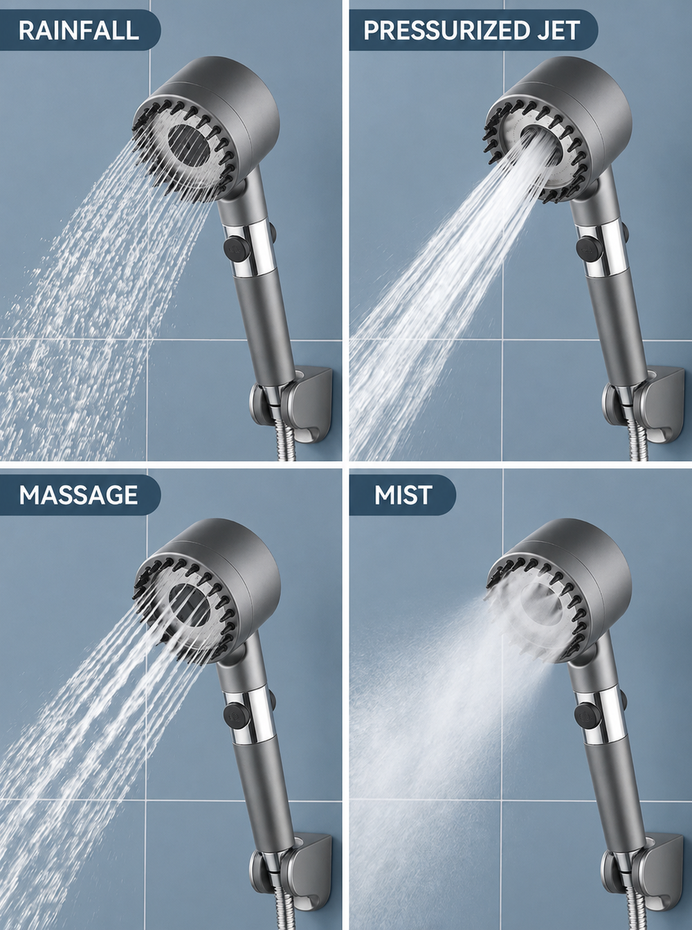 Four modes. One touch.